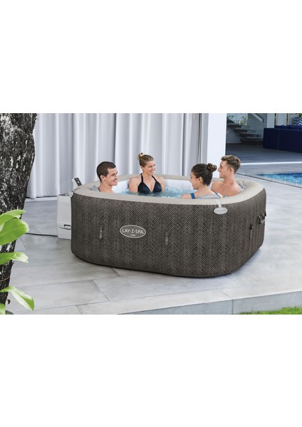 Lay-Z-Spa® 60167 Cabo Smart Hydrojet™ Şişme Spa Havuzu, Mobil Uygulama Kontrollü, 4-6 Kişilik