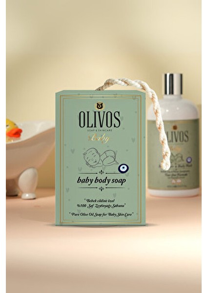 Bebek Banyo Sabunu Zeytinyağlı Nemlendirici Formül 100 gr Yenidoğan Kullanımı İçin