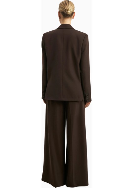 Dropped Waist Double Breasted Blaze Oversize Kadın Ceket