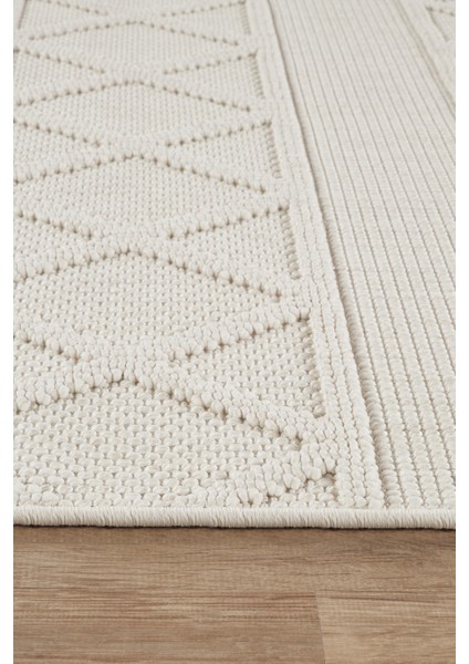 Naturel Bukleli Yumuşak Dokulu Iskandinav Dokuma Halı fırsatları