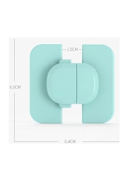 SN-28750 Geçmeli Tip Buzdolabı ve Dolap Için Çocuk Güvenlik Kilidi Yapışkanlı fırsatları