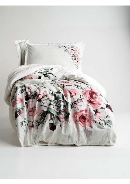 Ranforce Marcorose Çift Kişilik Nevresim Takımı – %100 Pamuk, Nefes Alabilir