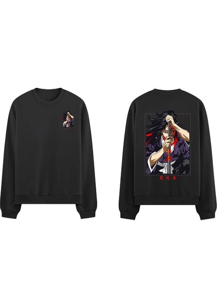 Kokushibo | Ay Kesiği (Moon Slice) Oversize Sweatshirt