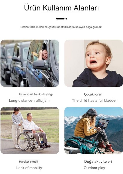 Idrar Çantası Araba Yüksek Hızlı Idrar Çantası Taşınabilir Trafik Sıkışıklığı Arabada Idrar Unisex Tek Kullanımlık Idrar Çantası (5 Adet) (Yurt Dışından) indirimleri