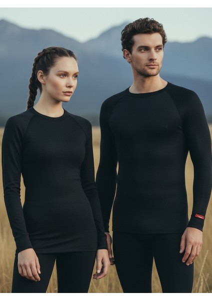 Unisex Termal Tişört 2. Seviye 9259 - Siyah