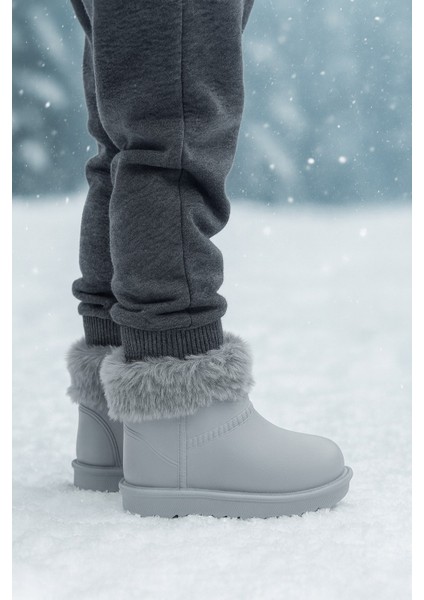 Su Geçirmez Içi Kürklü Kız Çocuk Eva Yağmur Kar Botu fiyatları