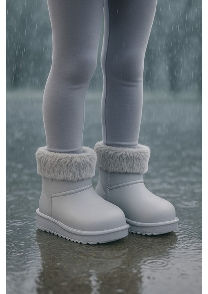 Su Geçirmez Içi Kürklü Kız Çocuk Eva Yağmur Kar Botu modelleri