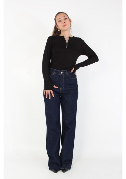 6492 (N-1783) Fermuarlı Uzun Kol Parmak Geçirmeli Body modelleri