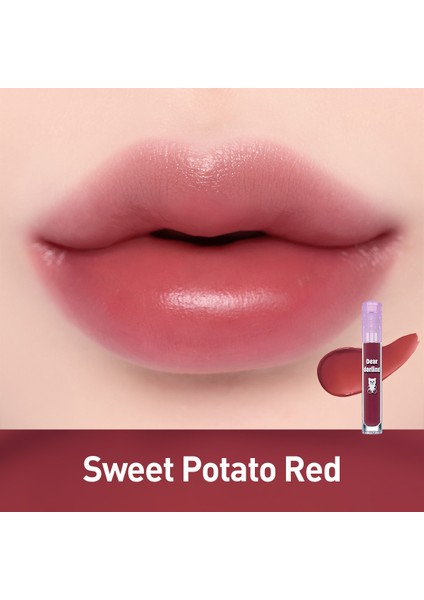 Jelly Pang Dear Darling Water Gel Tint/ Dudaklara Doğal Işıltı ve Parlaklık Veren Jel Tint - Sweet Potato Red