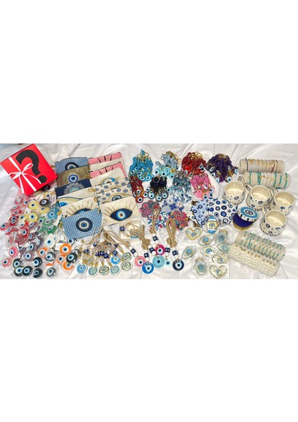 Şans ve Sevgiyle Hazırlanmış Sürpriz Hediye Kutusu (7 Farklı Ürün) modelleri