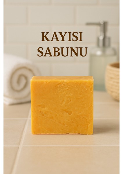 Kayısı Sabunu – Cilt Yenileyici & Aydınlatıcı Doğal El Yapımı Sabun 110G