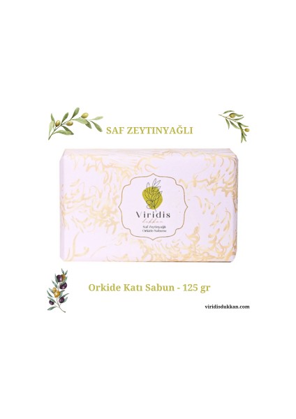 🌸 Saf Zeytinyağlı Orkide Katı Sabun