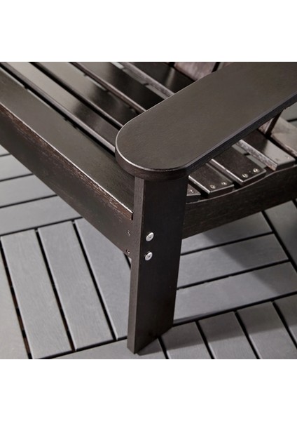 Klöven Şezlong Koyu Kahve Mindersiz indirimleri