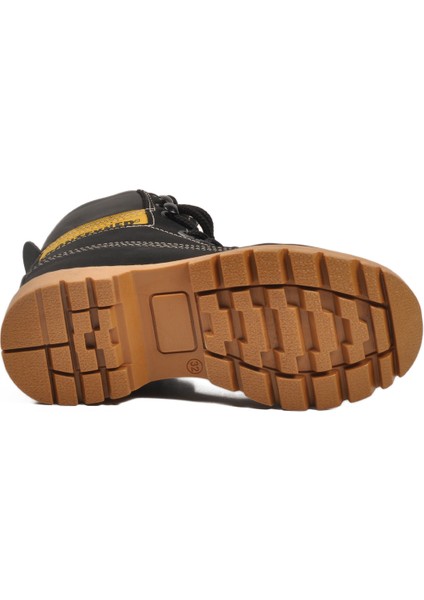 Siyah Nubuk Kaymaz Unisex Çocuk Bot 921 F indirimleri