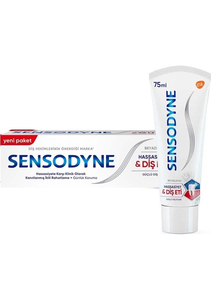 Beyazlatıcı Hassasiyet ve Diş Eti Diş Macun 75 ml