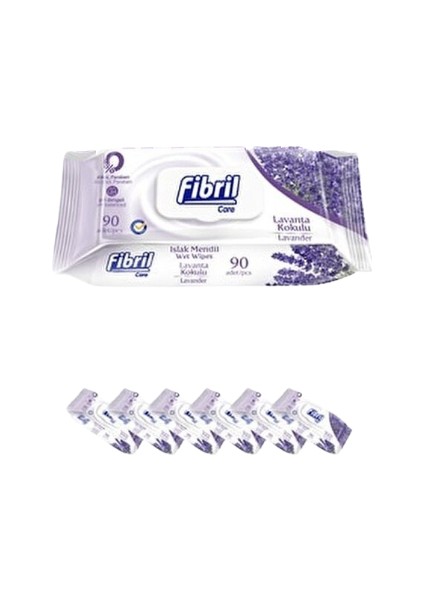 Lavanta Kokulu Islak Mendil 1080 Yaprak Alkol ve Paraben İçermeyen Yumuşak Dokulu