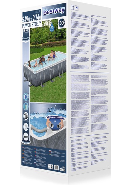 Prefabrik Havuz 549CM x 274CM x 122CM 56998