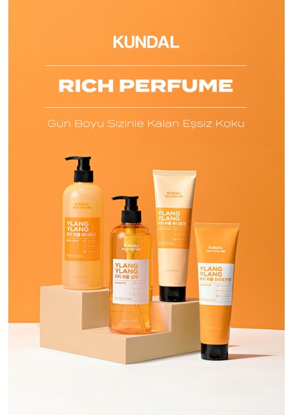 Parfüm Etkili Nemlendirici&besleyici Vücut Losyonu Kundal Rich Perfume Body Lotion 200ML Ylang Ylang