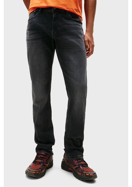 Pamuklu Slim Fit Normal Bel Daralan Paça Jeans Erkek Kot Pantolon DM0DM22455 1bz