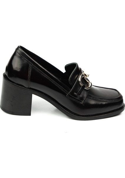 6500 Charmia Siyah Kalın Topuklu Günlük Kadın Ayakkabı fiyatları