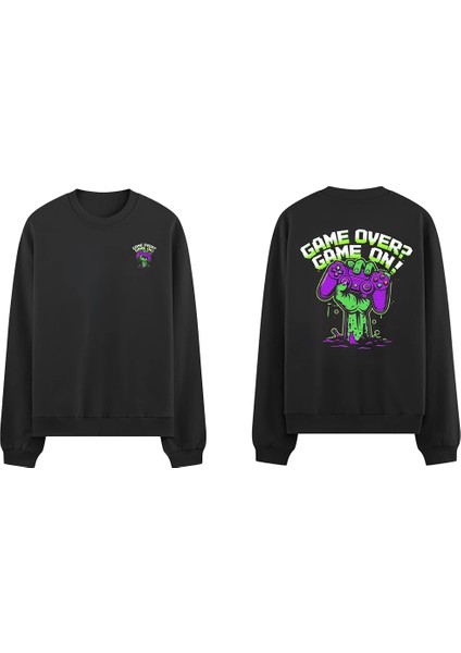 Ölümsüz Kontrol Oversize Sweatshirt