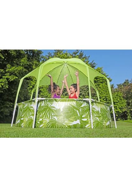 56432 Steel Pro Gölgelikli Oyun Havuzu 2.44M x 51CM modelleri