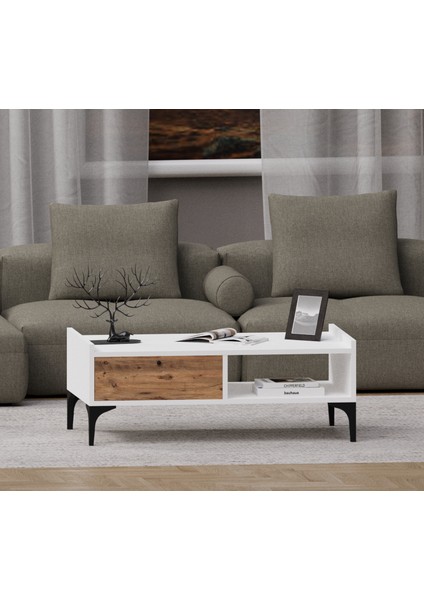 Nova&odıon Orta Sehpa ve Tv Ünitesi Ceviz&beyaz Afm 162 modelleri