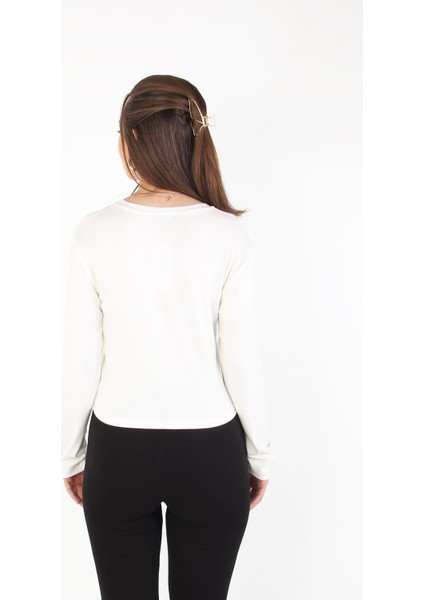 6492 (N-1783) Fermuarlı Uzun Kol Parmak Geçirmeli Body modelleri