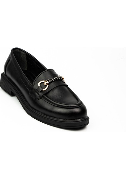 5045 Massima Siyah Kollej Günlük Kadın Ayakkabı