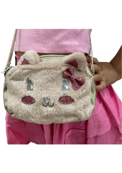 Kız Çocuklarına Askılı Fancy Çanta Tavşan Figürlü Küçük Boy Omuz Çantası fırsatları