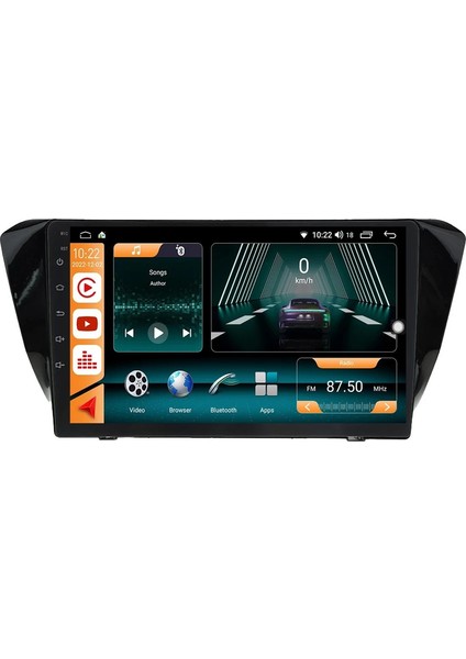 Skoda Fabia 2015/2018 Androidauto/carplay Multimedya