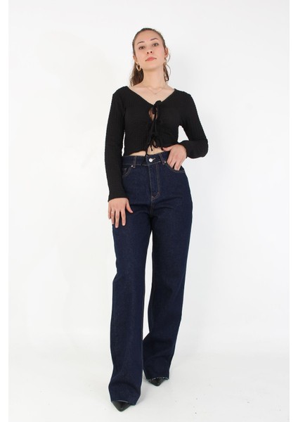 6480 (N-1968) Bubble Raşel Bağlamalı Bluz modelleri