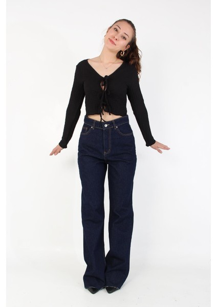 6480 (N-1968) Bubble Raşel Bağlamalı Bluz fırsatları