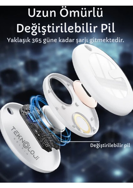 Smart Tag Akıllı Takip Cihazı Android ve Apple Uyumlu 365 Gün Şarj Süreli Gps Anlık Konum Takip modelleri