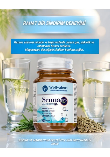 Sennapro Lax – Doğal Sindirim Rahatlığı ve Arınma Desteği (30 Tablet) indirimleri