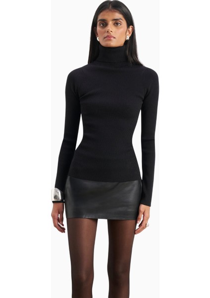 Clean Cut Leather Micro Ultra Mini Kadın Etek modelleri