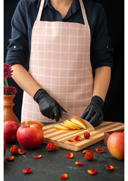 Geometrik Desenli Mutfak Önlüğü