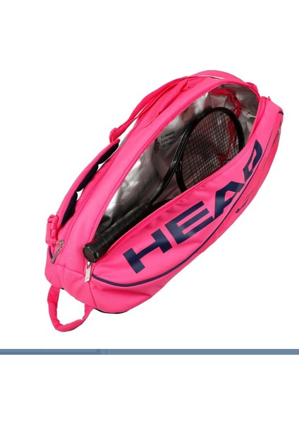 Tour Combi 6 Lı Tenis Raket Çantası Özel Üretim - Pembe modelleri