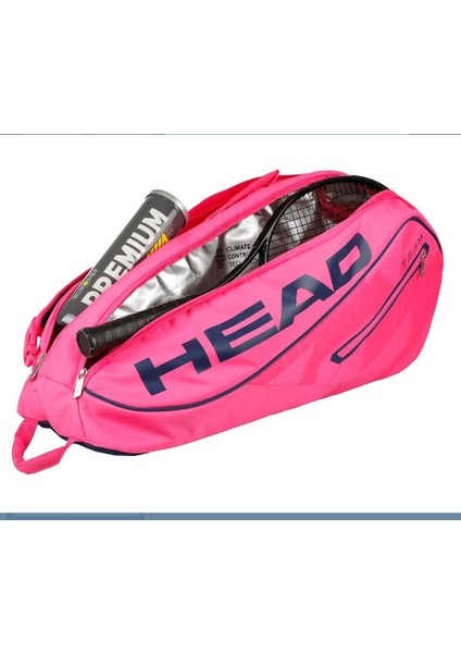 Tour Combi 6 Lı Tenis Raket Çantası Özel Üretim - Pembe fırsatları