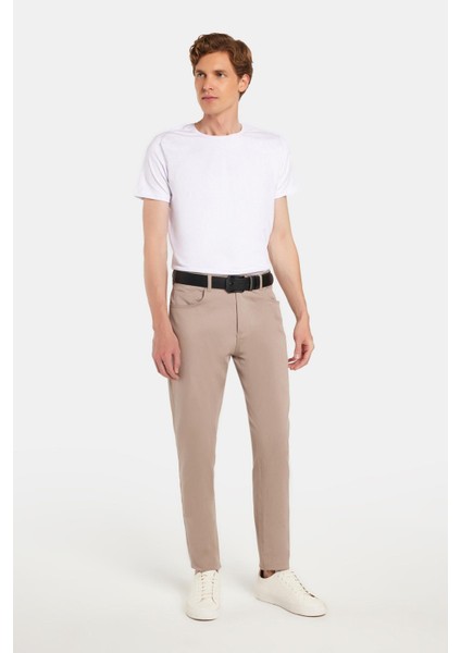 Erkek Regular Fit Rahat Kesim Kanvas taş Pantolon fırsatları