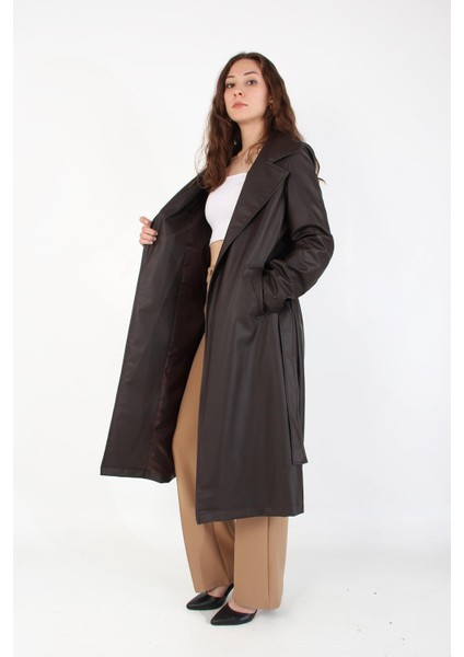 2238 Kuşaklı Deri Pardesü fırsatları