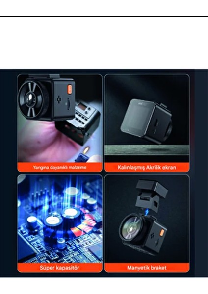 Element 1 Lite Araç İçi Kamera 1080P Çözünürlük 160° Görüş Açısı Wi-Fi Özellikli