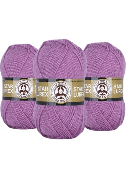Star Lurex El Örgü Ipi 049Y 100 Gr. 3 Adet