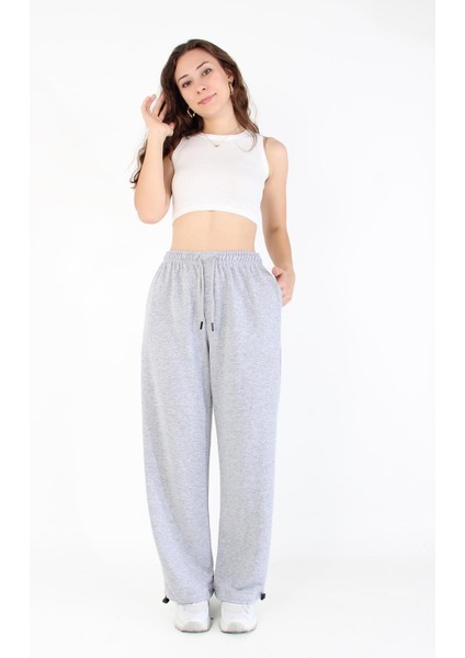 3056 Paça Büzgülü Nakışsız Eşofman Altı fiyatları