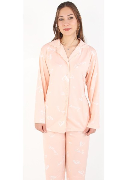 3302 Milan Soft Gömlek Yaka Uzun Kol Uzun Alt Pijama Takımı fırsatları