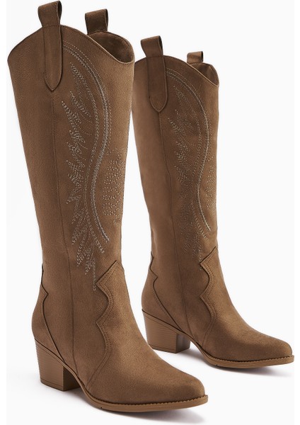 Hero Vizon Süet Nakışlı Kovboy Çizme fiyatları