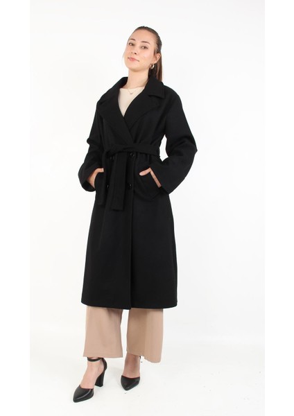 3438 Kruvaze Kaşe Kaban