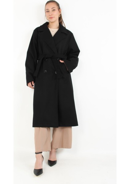 3438 Kruvaze Kaşe Kaban