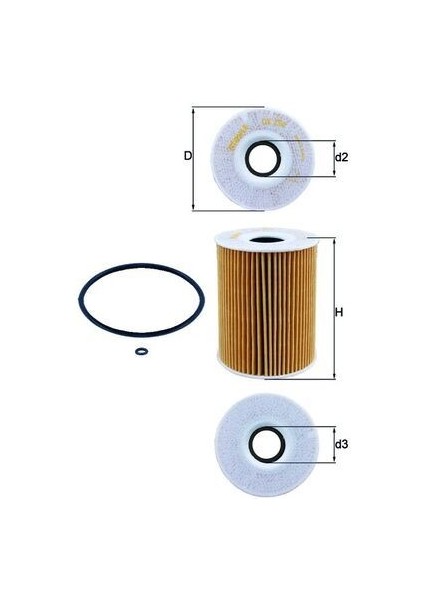 YAG FILTRESI MERCEDES OM629 10164 W211 W164 W221 A6291800109