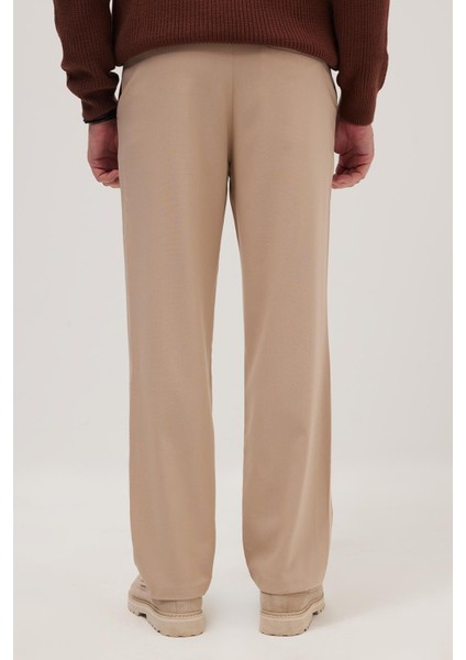 Erkek Regular Fit Klasik Kesim Normal Bel Geniş Paça Taş Pantolon